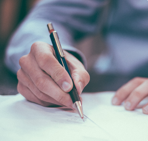 Person With Pen